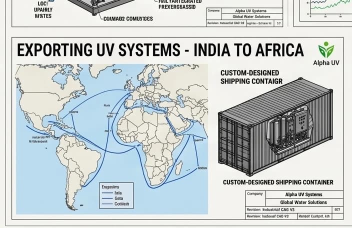 Exporting UV Water Treatment Systems from India to Africa — Kenya, Nigeria, Tanzania and Angola Guide 2026 — UV water treatment guide
