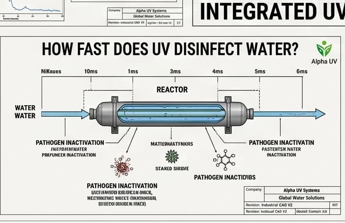 UV Kills 99.99% of E. coli in Under 10 Seconds — Contact Time, Explained — UV water treatment guide