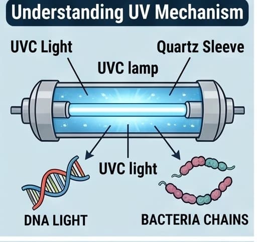 How a UV Water Treatment System Actually Works: Lamp, Chamber, Dose — Explained Simply — UV water treatment guide