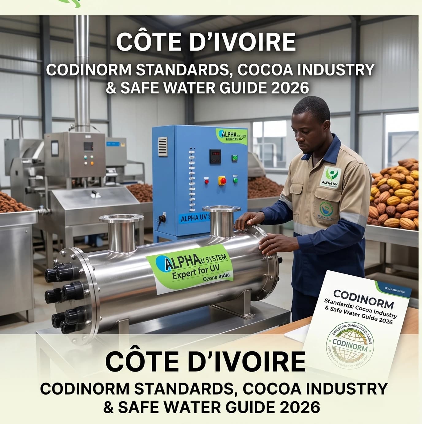 UV Water Treatment in Côte d'Ivoire: CODINORM Standards, Cocoa Industry & Abidjan Port Water — UV water treatment guide