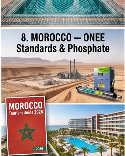 UV Water Treatment System in Morocco — ONEE Standards, Phosphate Industry & Tourism Guide 2026 — UV water treatment guide