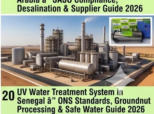 UV Water Treatment System in Senegal — ONS Standards, Groundnut Processing & Safe Water Guide 2026 — UV water treatment guide