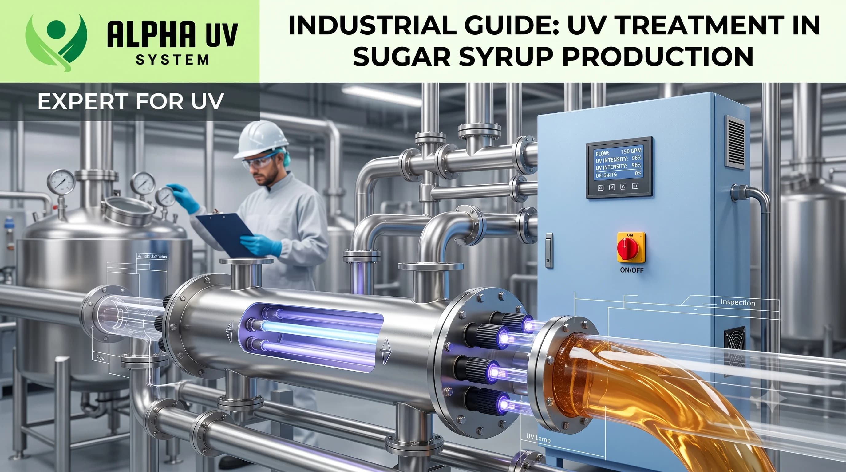 UV Water Treatment for Sugar and Syrup Industry — Complete Guide 2026 — UV water treatment guide