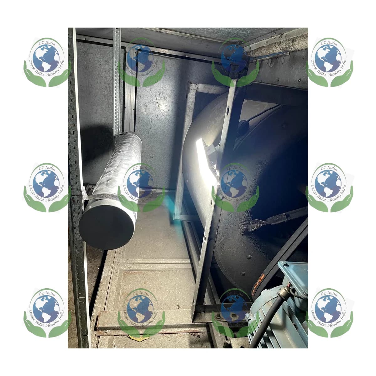 UVGI AHU/HVAC UV disinfection system — Alpha UV System India