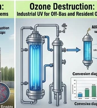 UV at 254 nm Destroys Ozone Residuals — How and Where It's Used in Water Plants — UV water treatment guide