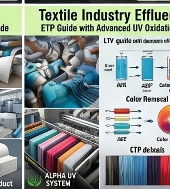 UV for Textile Effluent India: Tirupur ZLD, Panipat CETP & the Post-Reactive-Dye Challenge — UV water treatment guide