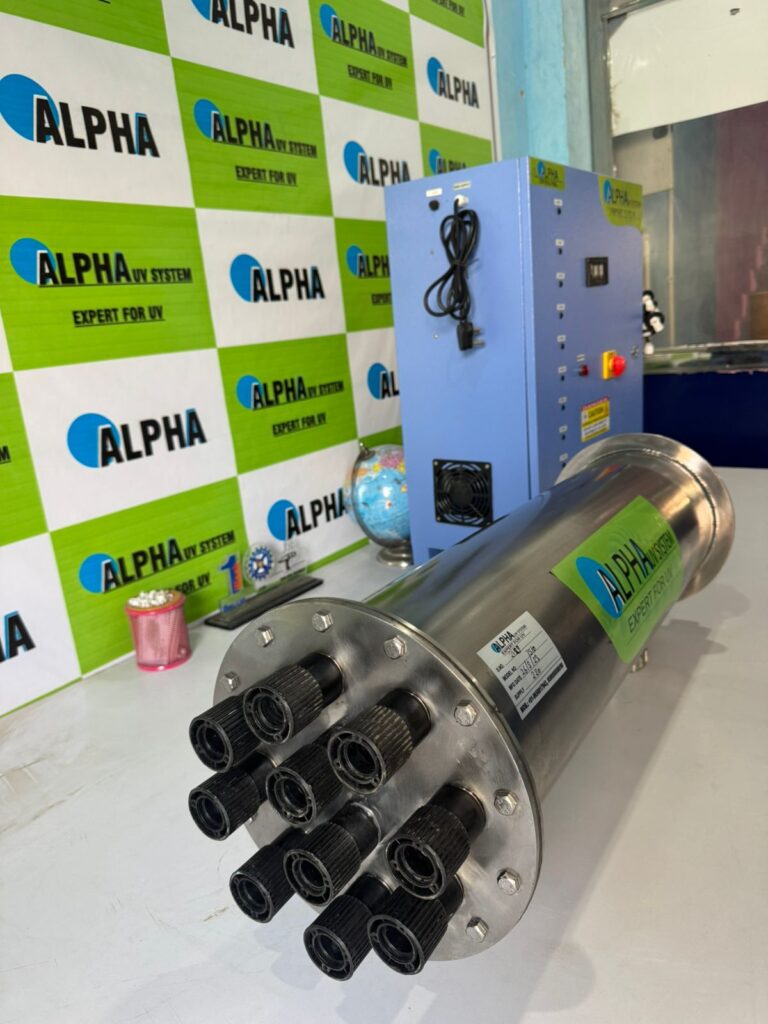 10 TUBE UV Water treatment system for industrial use
